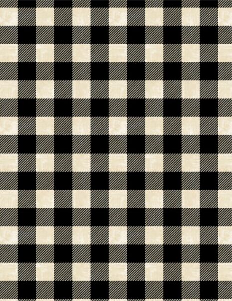 Wilmington Prints Lake Adventure 3015 90518 291 Buffalo Plaid Cream