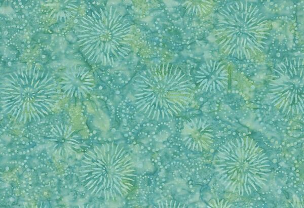 Wilmington Prints Prismatic 1400 22188 477 Flower Burst Blue/Green