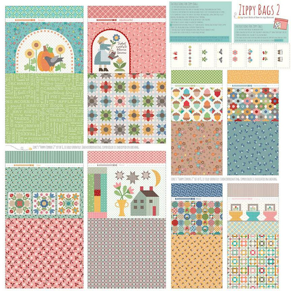 Calico HD12863-Panel  Home Décor Zippy Bags 2 Panel