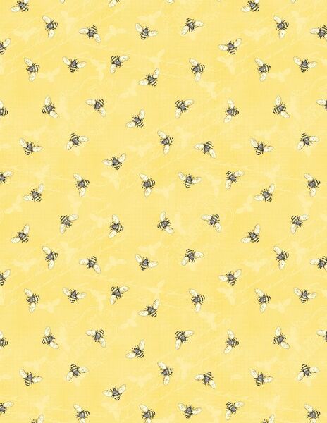 Wilmington Prints In Bloom 1665 33885 559 Bee Toss Yellow