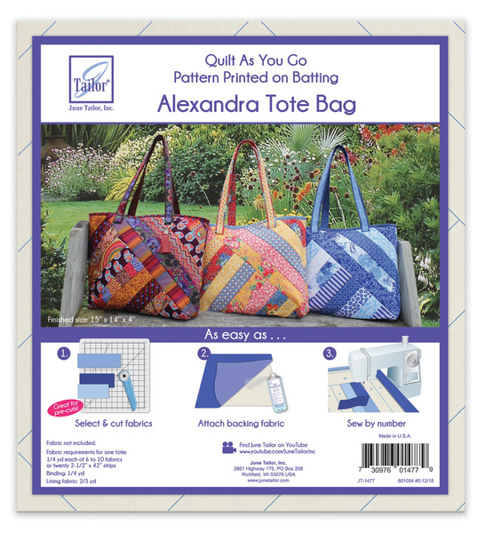 June Tailor JT1477 QAYG Alexandra Tote Bag
