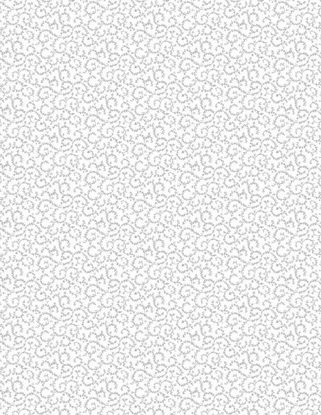 Wilmington Prints Crescent Swirl 1803 98661 100 White-On-White