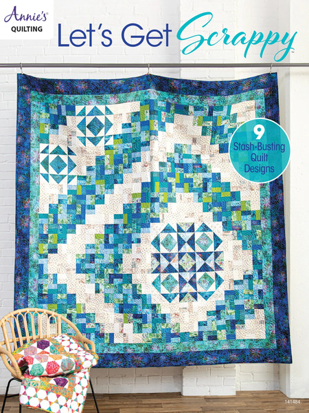 ByAnnie's 141484 Let's Get Scrappy 9 Stash-Busting Quilt Design Pattern Book