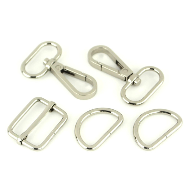Sallie Tomato STS194S Level 3 Basic Hardware Set 1in Nickel - For Myrna Zippy, Audrey, and Tiffany