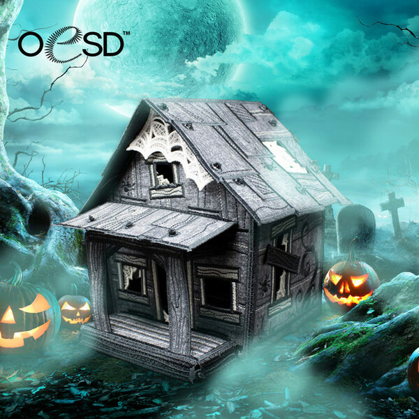 OESD 12902USB Freestanding Spooky Shack