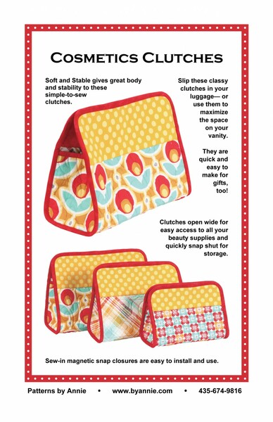 ByAnnie PBA217 Cosmetic Clutches Pattern