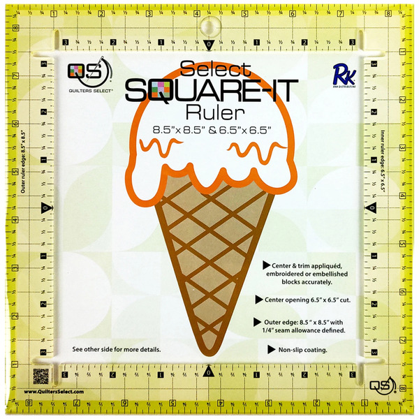 Quilters Select QS-RUL8.5TC Square it Ruler 8-1/2in