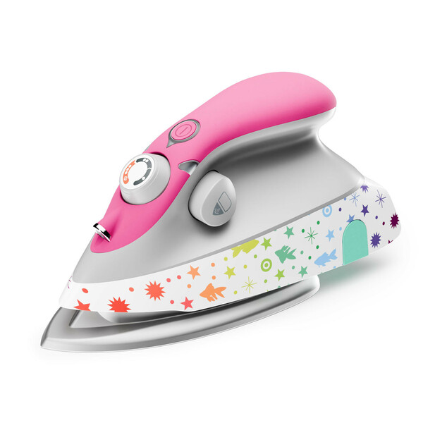 Oliso M3PRO-TULA Mini Project Steam Burst Iron With Trivet Tula Pink 1000W