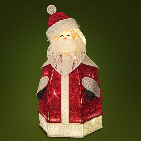 OESD 12702USB Santa Claus Freestanding Lace