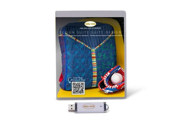 Baby Lock BLA-IQFM5 Baby Lock Fills and Motifs Team Sports Collection #1