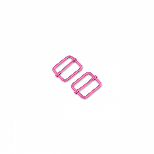 Sallie Tomato STS125PT Tula Pink 1in Slider Buckles Pink Hardware Kit Set of Two