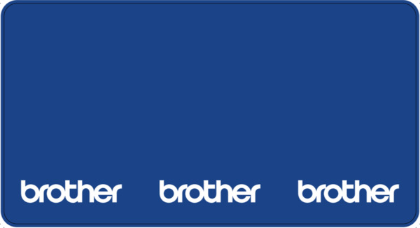 116761: Brother HADMATLGE Brother Standard Mat 31x18" of 1/4"-thick mousepad material for all Sewing and Embroidery Combo Machine models except EV1Aveneer