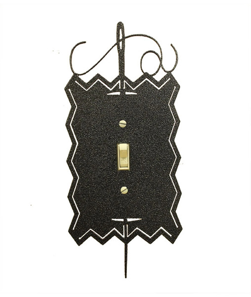 Ackfeld Manufacturing 30532 Hand Painted Needle & Thread Single Switch Cover