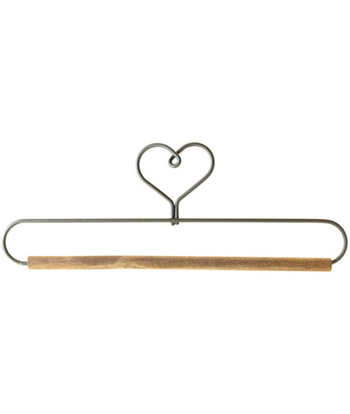 Ackfeld Manufacturing 34747 8in Heart Dowel Holder Gray