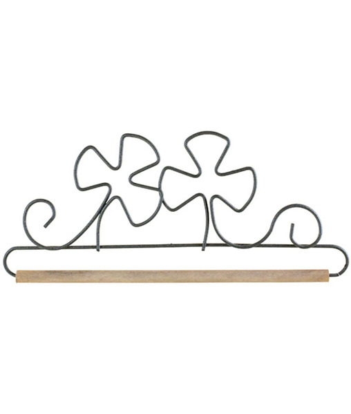 Ackfeld Manufacturing 34477 6in Shamrock Dowel Holder Gray