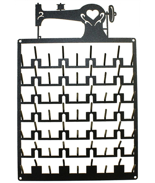 Ackfeld Manufacturing 34792 63 Pin Sewing Machine Spool Rack Charcoal