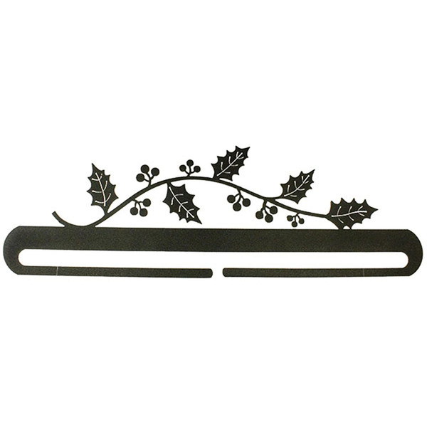 Ackfeld Manufacturing 33552 18in Holly n Berries Split Bottom Charcoal