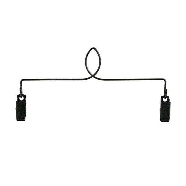 Ackfeld Manufacturing 37632 Single Leaf With Clips Charcoal 8in