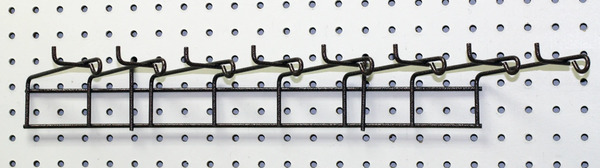 Ackfeld Manufacturing 88087 Pattern Display Rack 8 Hooks Angle Right