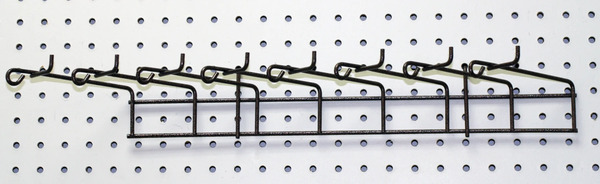Ackfeld Manufacturing 88077 Pattern Display Rack 8 Hooks Angle Left