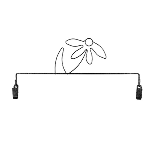 Ackfeld Manufacturing 37542 Daffodil With Clips Charcoal 8in