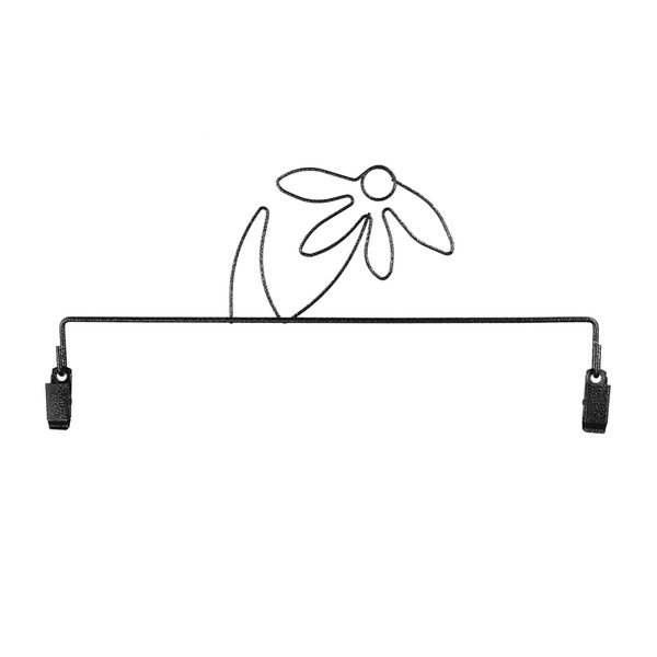 Ackfeld Manufacturing 37532 Daffodil With Clips Charcoal 12in