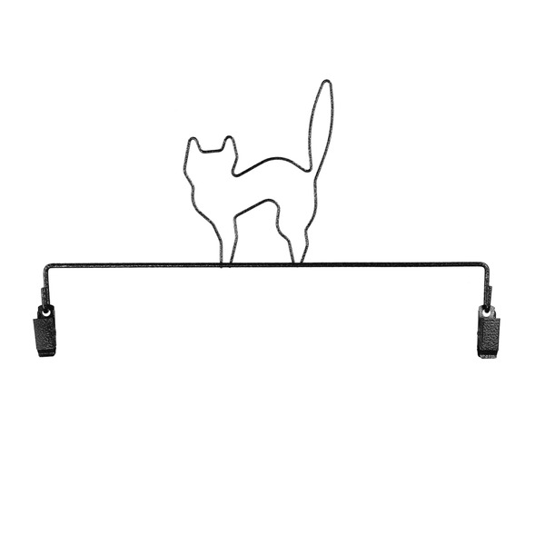 Ackfeld Manufacturing 37492 Black Cat With Clips Charcoal 6in
