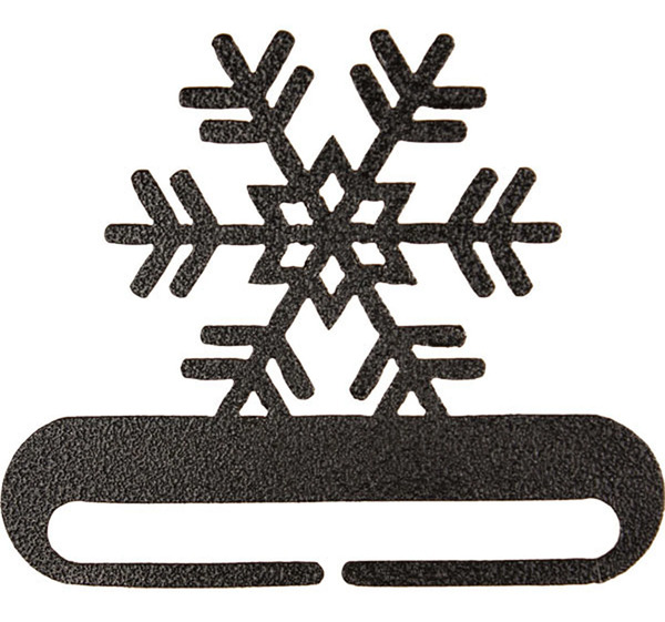 Ackfeld Manufacturing 27192 6in Snowflake Split Bottom Charcoal