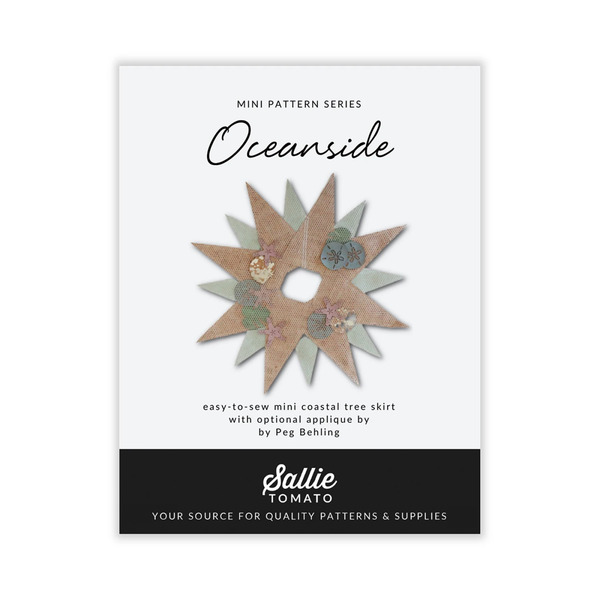sallie Tomato LST234 Oceanside Tree Skirt Beginner Pattern