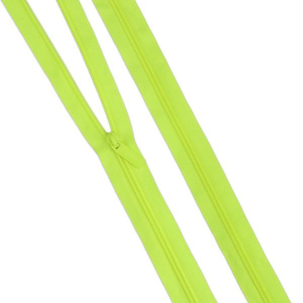 Sallie Tomato ZBY5C143 Tula Pink Neon Yellow #5 Nylon Coil Zippers: 3 Yards With 9 Pulls