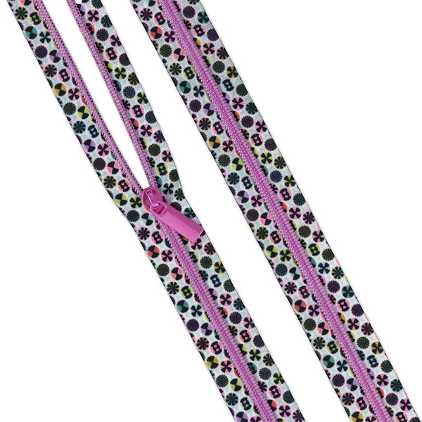 Sallie Tomato ZBY5C142 Tula Pink Prince Charming Deja Vu Collection: 3 Yards of #5 Zippers Taffy