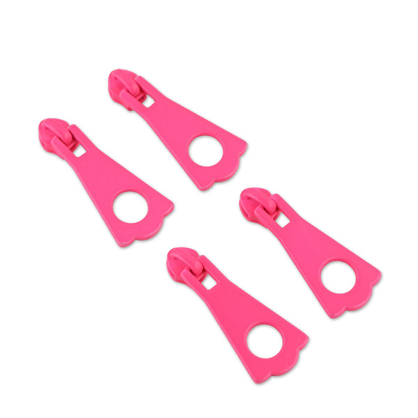 Sallie Tomato STS331NP Four Tula Pink Neon Pink #5 XL Zipper Pulls