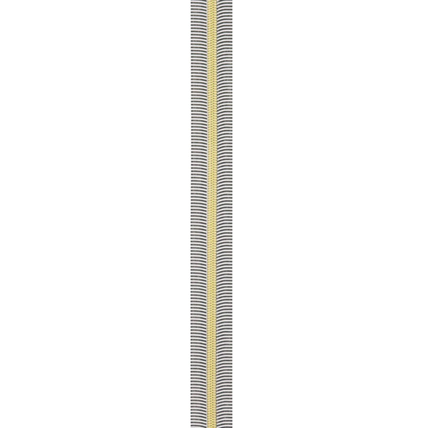 Sallie Tomato ZBY5C57 Black/White 5 Nylon Gold Coil Zippers