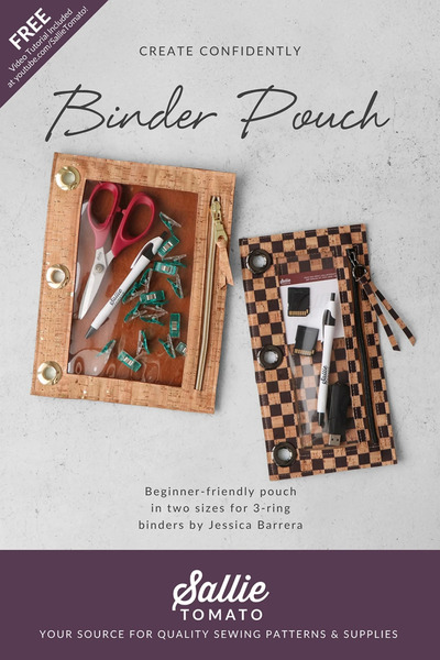 Sallie Tomato LST159 Binder Pouch Paper Pattern