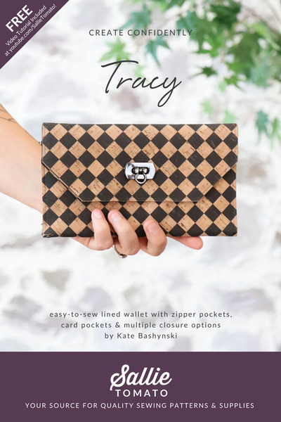 Sallie Tomato LST305 Tracy Lined Zipper Wallet Pattern