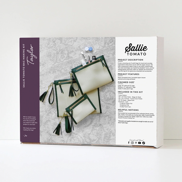 Sallie Tomato LST182-CK1 Taylor Travel and Organization Bag Course Kit