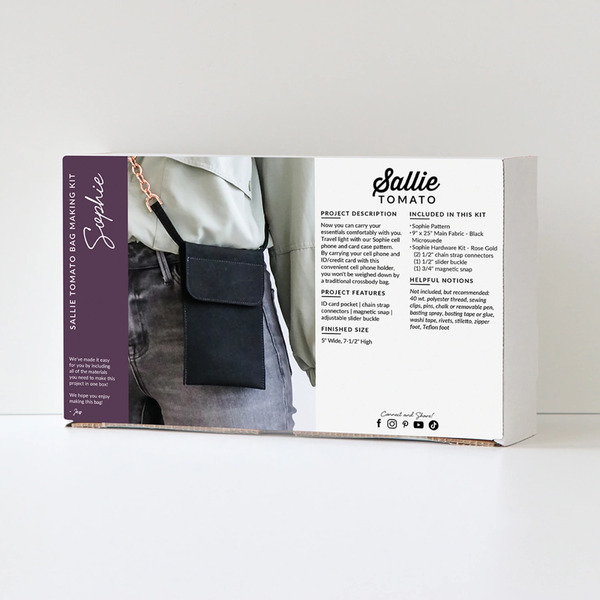 Sallie Tomato LST172-ASMT1 Sophie Cell Phone Crossbody Bag Course Kit