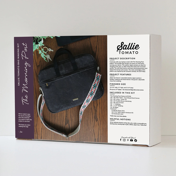 Sallie Tomato LST253-CK1 Morning Post Laptop Book Bag Course Kit