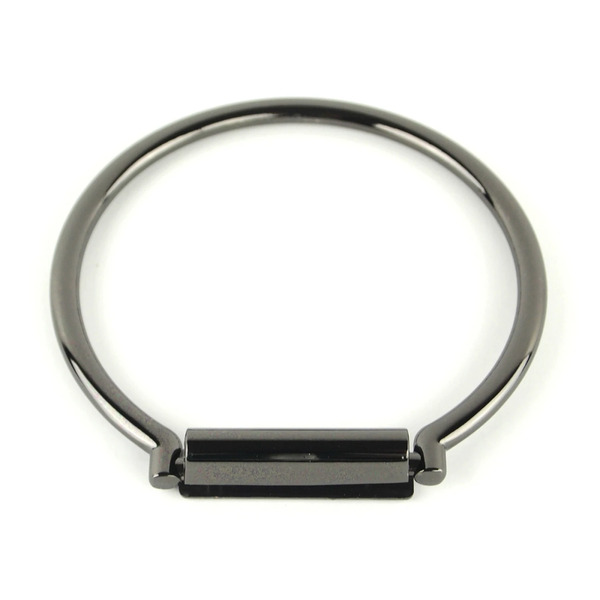Sallie Tomato STS191B Two Round Purse Handles Gunmetal