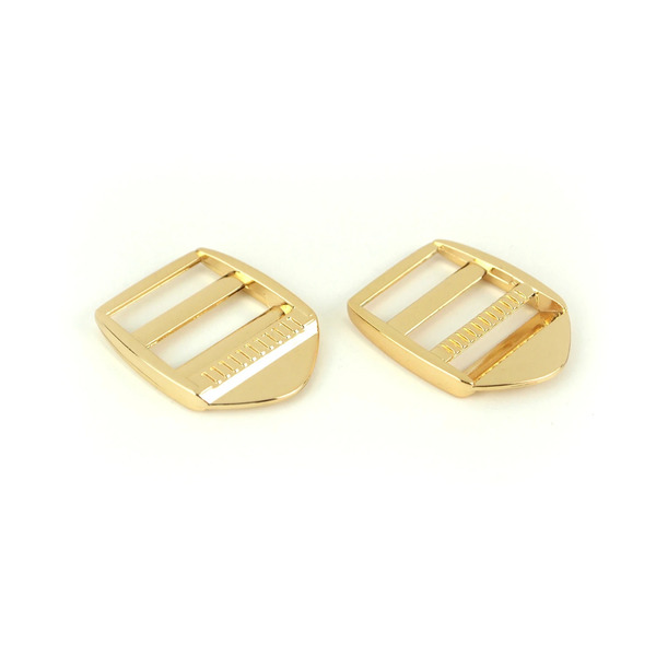 Sallie Tomato STS197G 6PK Ladder Lock Slider Buckles 1in Gold