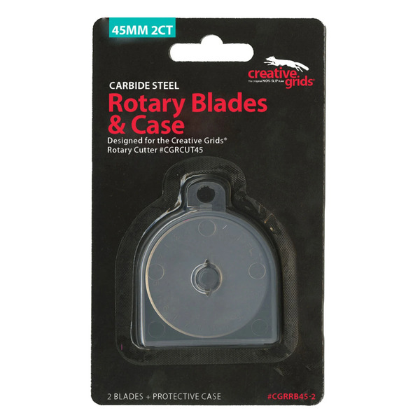 Creative Grids CGRRB45-2 45mm Replacement Rotary Blade 2pk