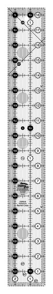 Creative Grids Quilt Ruler2-1/2in x 18-1/2in Rectangle