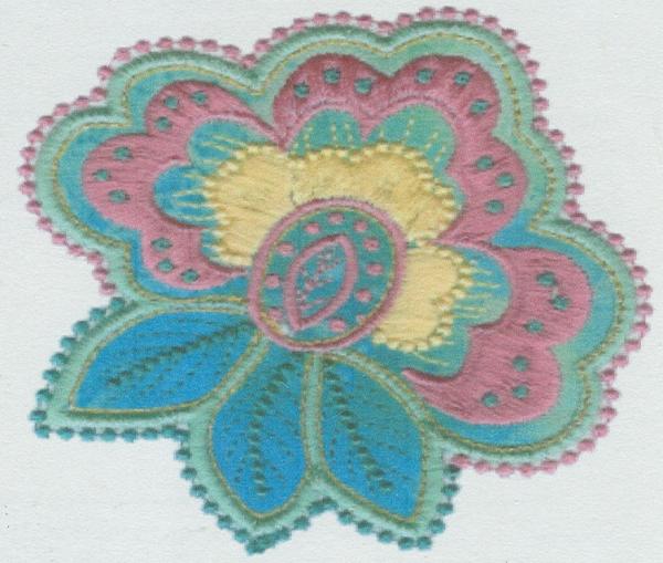 Lauras sewing studio applique elegance 5x7 embroidery designs multi