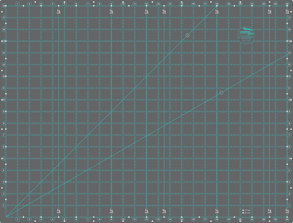 Creative Grids Self-Healing Double Sided Rotary Cutting Mat 18in x 24in