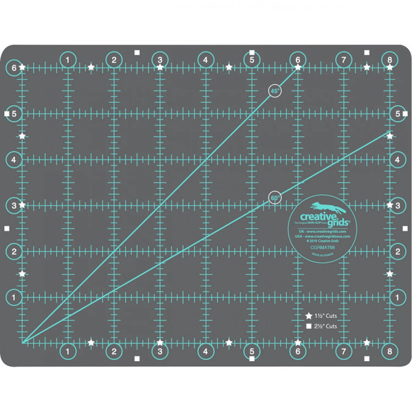 Creative Grids Self-Healing Double Sided Rotary Cutting Mat 6in x 8in