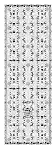 Creative Grids Quilt Ruler Charming Itty-Bitty Eights 5in x 15in Rectangle