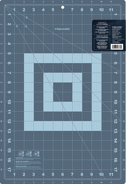 Fiskars 1070281 Fashion Cutting Mat 12in x 18in Assorted Colors