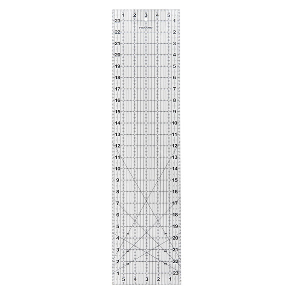 Fiskars 1066148 Sewing Ruler 6in x 24in