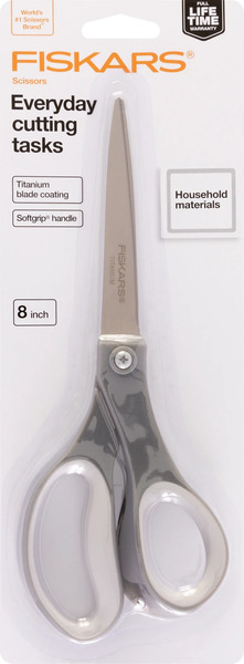 Fiskars 154090 Performance 8in Titanium Softgrip Scissors