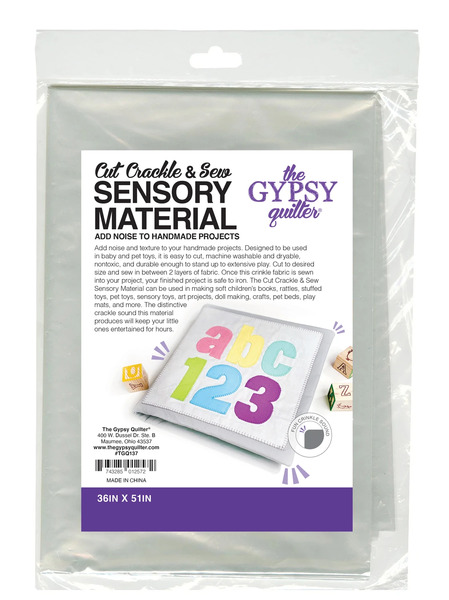 Gypsy Quilter TGQ137 Cut Crackle and Sew Sensory Material